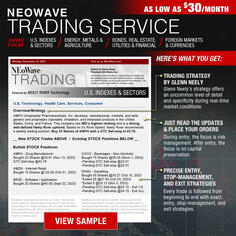 NEoWave Trading Service Results